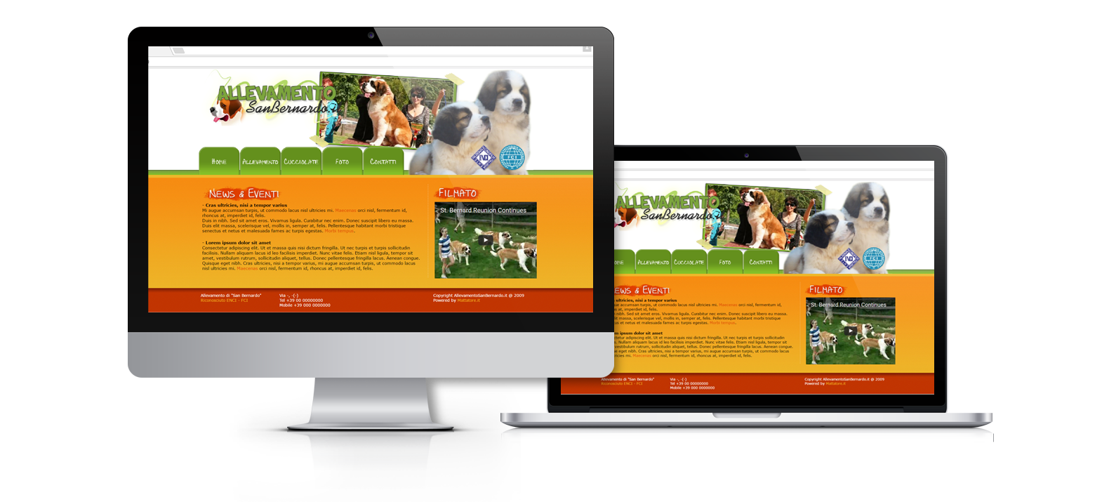realizzazione sito web allevamento